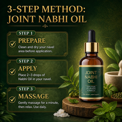 Joint Pain Relief Nabhi Oil (Highly Effective and 100% Natural)