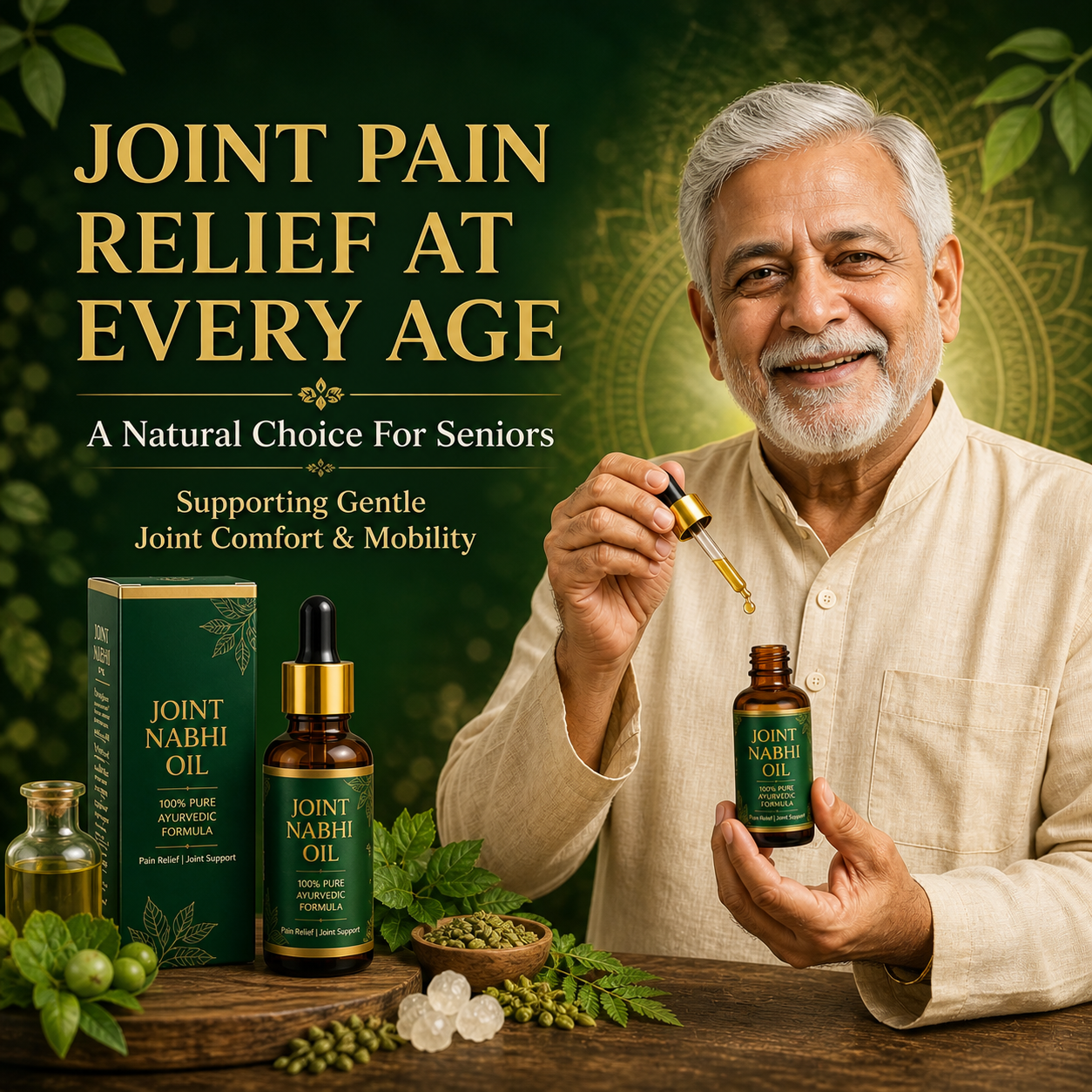 Joint Pain Relief Nabhi Oil (Highly Effective and 100% Natural)