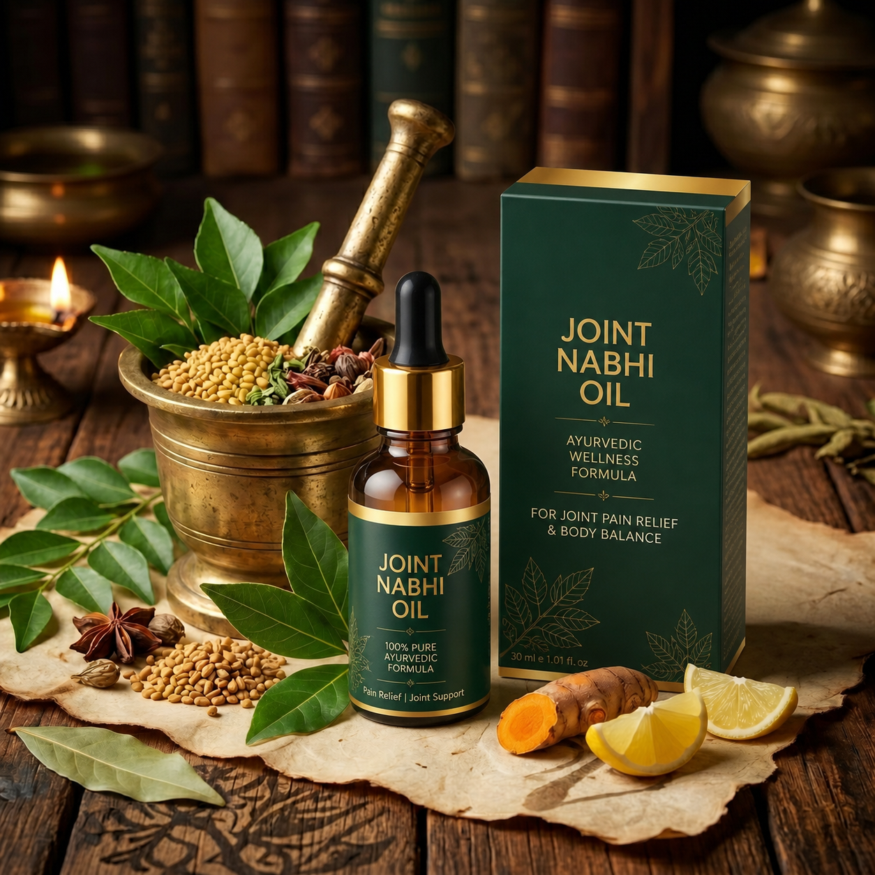 Joint Pain Relief Nabhi Oil (Highly Effective and 100% Natural)